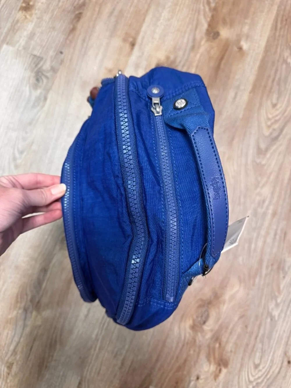 NWT Kipling Seoul Up to 15 in Laptop Large Backpack DEEP SKY BLUE  BP4233 School